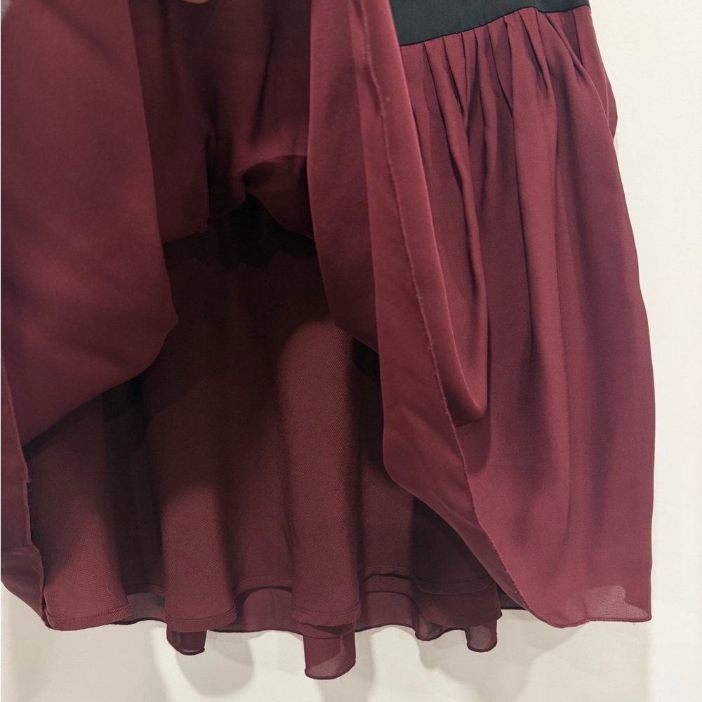 Banana Republic Silk Gathered Mini Skirt - Picture 3 of 9